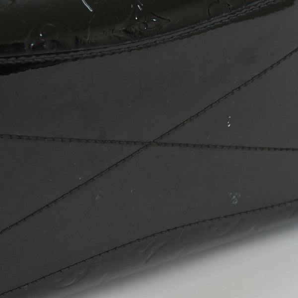 極美品 LOUIS VUITTON ルイヴィトン ハンドバッグ Ｍ90060 ヴェルニ モンタナ ブラック モノグラム ゴールド金具 中古 4a003004