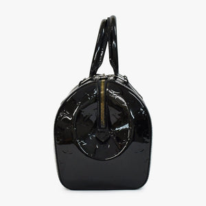 極美品 LOUIS VUITTON ルイヴィトン ハンドバッグ Ｍ90060 ヴェルニ モンタナ ブラック モノグラム ゴールド金具 中古 4a003004