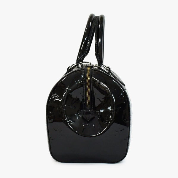 極美品 LOUIS VUITTON ルイヴィトン ハンドバッグ Ｍ90060 ヴェルニ モンタナ ブラック モノグラム ゴールド金具 中古 4a003004