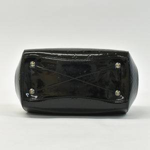 極美品 LOUIS VUITTON ルイヴィトン ハンドバッグ Ｍ90060 ヴェルニ モンタナ ブラック モノグラム ゴールド金具 中古 4a003004