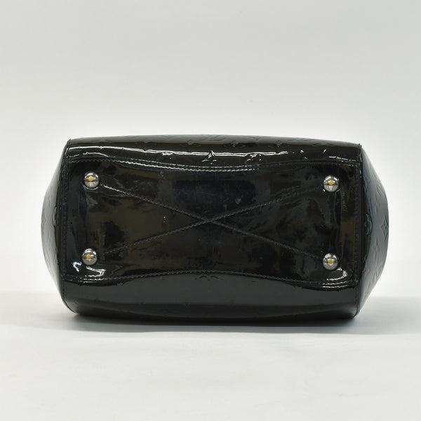 極美品 LOUIS VUITTON ルイヴィトン ハンドバッグ Ｍ90060 ヴェルニ モンタナ ブラック モノグラム ゴールド金具 中古 4a003004
