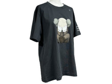 Load image into Gallery viewer, 新品未使用 KAWS UNIQLO カウズ ユニクロ 半袖Ｔシャツ トップス クールネック ダークグレー サイズM 中古 30209