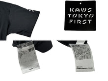 画像をギャラリービューアに読み込む, 新品未使用 KAWS UNIQLO カウズ ユニクロ 半袖Ｔシャツ トップス クールネック ダークグレー サイズM 中古 30209