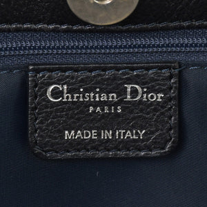 極美品 Christian Dior クリスチャンディオール フライトライン トロッターハンドバッグ グレー オレンジ デニムレザー 02-BO-0036 中古 4a003034