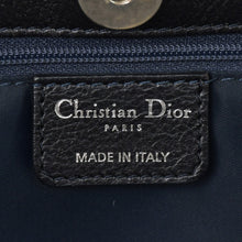 画像をギャラリービューアに読み込む, 極美品 Christian Dior クリスチャンディオール フライトライン トロッターハンドバッグ グレー オレンジ デニムレザー 02-BO-0036 中古 4a003034