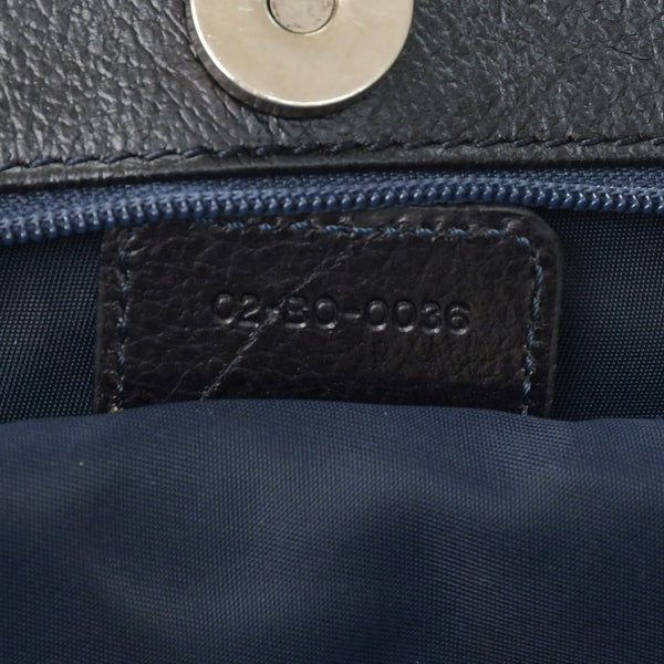 極美品 Christian Dior クリスチャンディオール フライトライン トロッターハンドバッグ グレー オレンジ デニムレザー 02-BO-0036 中古 4a003034