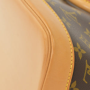 LOUIS VUITTON ルイ ヴィトン アルマPM ハンドバッグ M51130 モノグラムキャンバス ヌメ革 ブラウン ゴールド金具 美品 中古 4a003042