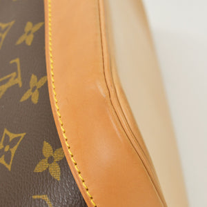 LOUIS VUITTON ルイ ヴィトン アルマPM ハンドバッグ M51130 モノグラムキャンバス ヌメ革 ブラウン ゴールド金具 美品 中古 4a003042