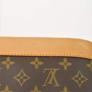 LOUIS VUITTON ルイ ヴィトン アルマPM ハンドバッグ M51130 モノグラムキャンバス ヌメ革 ブラウン ゴールド金具 美品 中古 4a003042