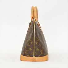 Load image into Gallery viewer, LOUIS VUITTON ルイ ヴィトン アルマPM ハンドバッグ M51130 モノグラムキャンバス ヌメ革 ブラウン ゴールド金具 美品 中古 4a003042