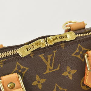 LOUIS VUITTON ルイ ヴィトン アルマPM ハンドバッグ M51130 モノグラムキャンバス ヌメ革 ブラウン ゴールド金具 美品 中古 4a003042