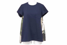 画像をギャラリービューアに読み込む, 未使用 Sacai サカイ kaws カウズ 半袖Ｔシャツ ドッキング ネイビー カーキ サイズ1 21-05690 切り返し コラボ 中古 30470