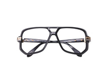 画像をギャラリービューアに読み込む, CAZAL カザール メガネフレーム 復刻版 黒縁 59▫︎14 140 627/3 ブラック ゴールド金具 美品 中古 32244