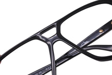 画像をギャラリービューアに読み込む, CAZAL カザール メガネフレーム 復刻版 黒縁 59▫︎14 140 627/3 ブラック ゴールド金具 美品 中古 32244
