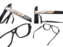 画像をギャラリービューアに読み込む, CAZAL カザール メガネフレーム 復刻版 黒縁 59▫︎14 140 627/3 ブラック ゴールド金具 美品 中古 32244