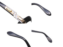 画像をギャラリービューアに読み込む, CAZAL カザール メガネフレーム 復刻版 黒縁 59▫︎14 140 627/3 ブラック ゴールド金具 美品 中古 32244