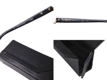 画像をギャラリービューアに読み込む, CAZAL カザール メガネフレーム 復刻版 黒縁 59▫︎14 140 627/3 ブラック ゴールド金具 美品 中古 32244