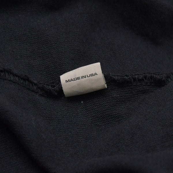 極美品 YEEZY イージー VULTURES Box T-shirt 長袖Ｔシャツ kanye West カニエ ブラック コットン サイズ2 中古 4a003311