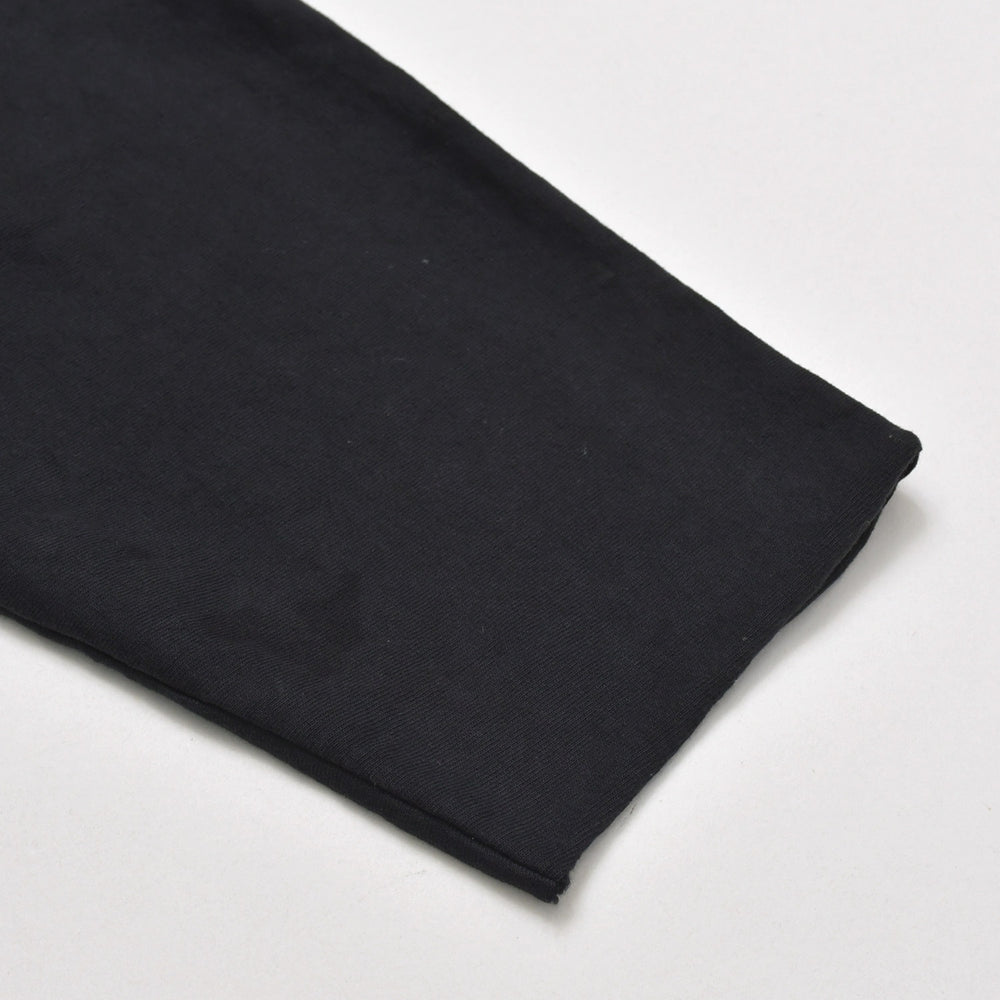 極美品 YEEZY イージー VULTURES Box T-shirt 長袖Ｔシャツ kanye West カニエ ブラック コットン サイズ2 中古 4a003311