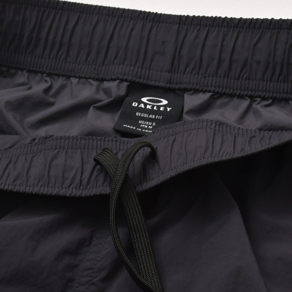 極美品 OAKLEY オークリー アウトドアウェア new retro wind pants 3.0 ピステ ブラック ナイロン 中古 4a003316