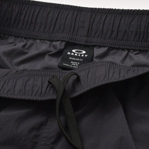 極美品 OAKLEY オークリー アウトドアウェア new retro wind pants 3.0 ピステ ブラック ナイロン 中古 4a003316