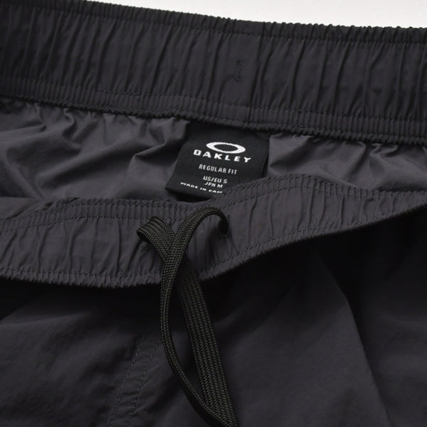 極美品 OAKLEY オークリー アウトドアウェア new retro wind pants 3.0 ピステ ブラック ナイロン 中古 4a003316