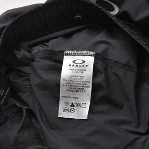 極美品 OAKLEY オークリー アウトドアウェア new retro wind pants 3.0 ピステ ブラック ナイロン 中古 4a003316