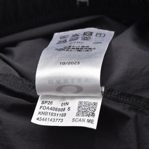 極美品 OAKLEY オークリー アウトドアウェア new retro wind pants 3.0 ピステ ブラック ナイロン 中古 4a003316