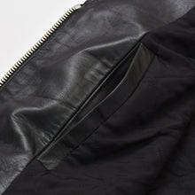 画像をギャラリービューアに読み込む, JIL SANDER ジルサンダー レザーベスト ジレ J21FB0111 J07145 ブラック レザー ライトアウター ダブルジップ シルバー金具 美品 中古 4a003317