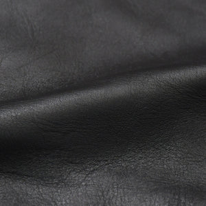 JIL SANDER ジルサンダー レザーベスト ジレ J21FB0111 J07145 ブラック レザー ライトアウター ダブルジップ シルバー金具 美品 中古 4a003317