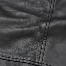 画像をギャラリービューアに読み込む, JIL SANDER ジルサンダー レザーベスト ジレ J21FB0111 J07145 ブラック レザー ライトアウター ダブルジップ シルバー金具 美品 中古 4a003317
