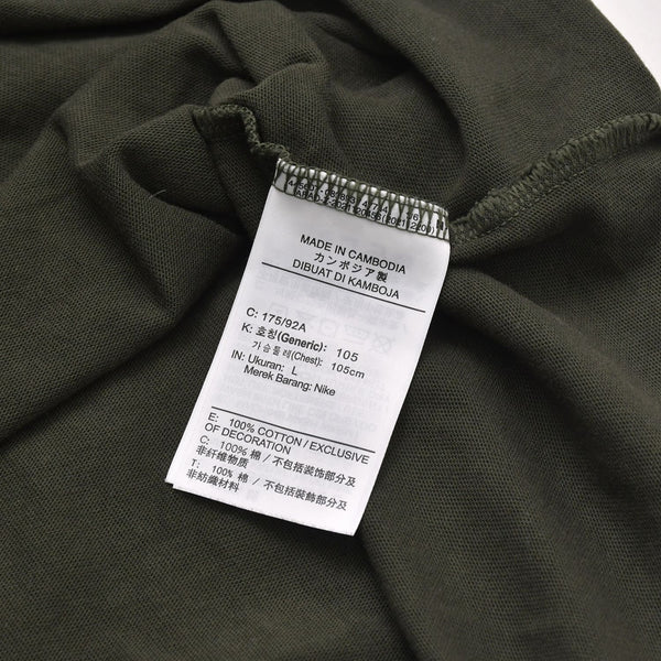 Very good condition NIKE Nike x NOCTA Nocta x CPFM Short sleeve T-shirt Size L Khaki Cotton Used 4a003319