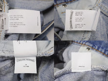 画像をギャラリービューアに読み込む, 新品未使用 CHROME HEARTS × Levi's クロムハーツ リーバイス クロスパッチ デニム スカート インディゴブルー ブラック サイズ26 中古 4b003354