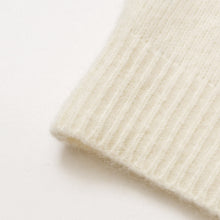 画像をギャラリービューアに読み込む, STUSSY ステューシー 23FW Dice Fuzzy Crew ダイス ファジー クルー モヘアニットセーター サイズL ホワイト ブラック 美品 中古 4a003403