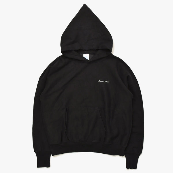 極美品 SAINT MICHAEL セントマイケル パーカー フーディー Hoodie 黒 ブラック Black SM-YS1-0000-045 中古 4a003408