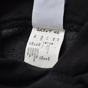 極美品 SAINT MICHAEL セントマイケル パーカー フーディー Hoodie 黒 ブラック Black SM-YS1-0000-045 中古 4a003408
