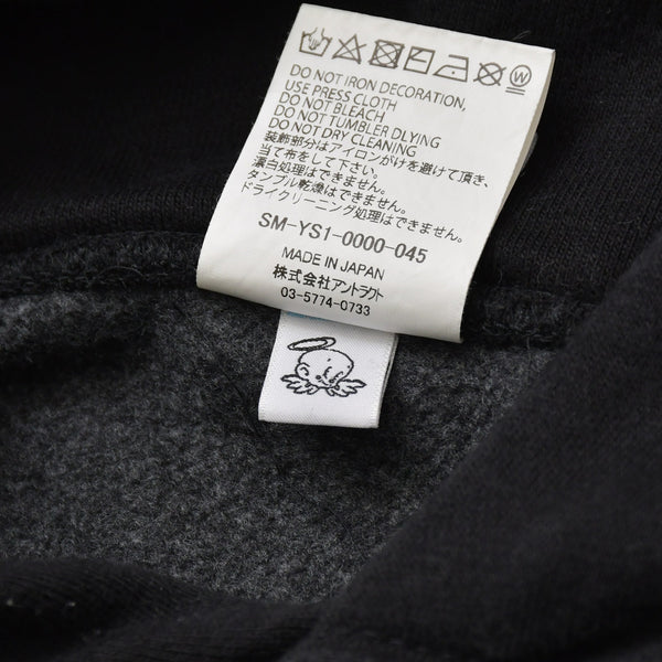極美品 SAINT MICHAEL セントマイケル パーカー フーディー Hoodie 黒 ブラック Black SM-YS1-0000-045 中古 4a003408