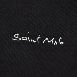 極美品 SAINT MICHAEL セントマイケル パーカー フーディー Hoodie 黒 ブラック Black SM-YS1-0000-045 中古 4a003408