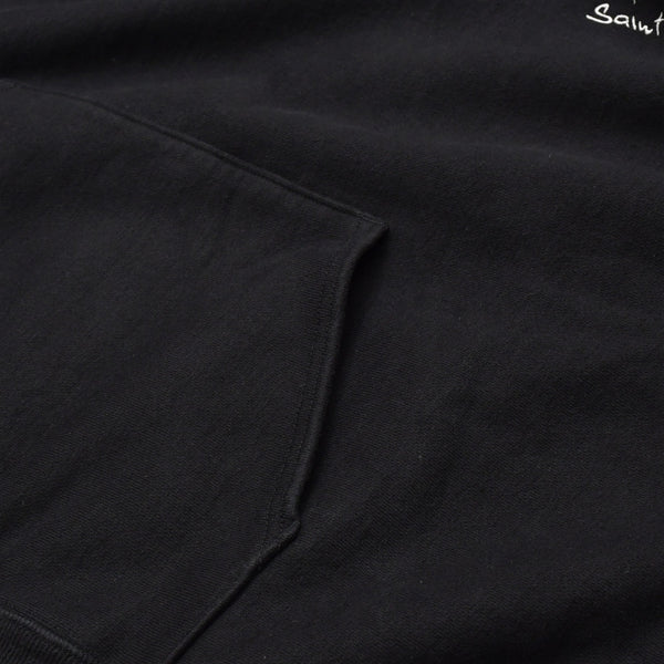 極美品 SAINT MICHAEL セントマイケル パーカー フーディー Hoodie 黒 ブラック Black SM-YS1-0000-045 中古 4a003408