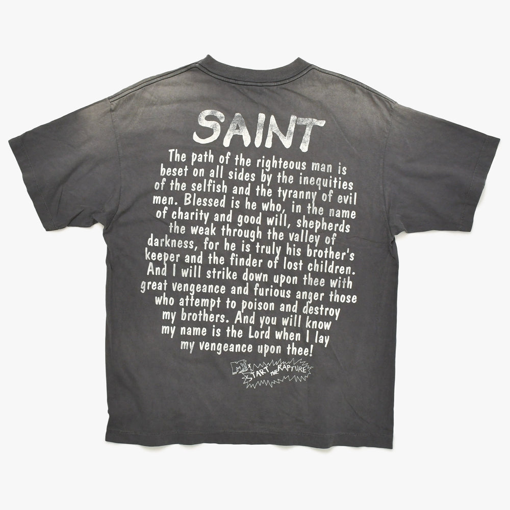 Mint condition SAINT MICHAEL short-sleeved T-shirt SM-HR8-0000-015 Size L Beavis and Butt Head&バUsed headset 4a003417