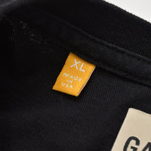 画像をギャラリービューアに読み込む, 新品未使用 GALLERY DEPT ギャラリーデプト DEPT de la GALERIE 半袖Tシャツ サイズXL ブラック イエロー コットン 中古 4a003421