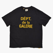 画像をギャラリービューアに読み込む, 新品未使用 GALLERY DEPT ギャラリーデプト DEPT de la GALERIE 半袖Tシャツ サイズXL ブラック イエロー コットン 中古 4a003421