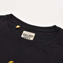 画像をギャラリービューアに読み込む, 新品未使用 GALLERY DEPT ギャラリーデプト DEPT de la GALERIE 半袖Tシャツ サイズXL ブラック イエロー コットン 中古 4a003421