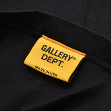 画像をギャラリービューアに読み込む, 新品未使用 GALLERY DEPT ギャラリーデプト DEPT de la GALERIE 半袖Tシャツ サイズXL ブラック イエロー コットン 中古 4a003421