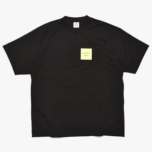 新品未使用 VETEMENTS ヴェトモン 24SS Sticker Logo ステッカーロゴ 半袖Tシャツ UE64TR430B サイズXS ブラック 中古 4a003423