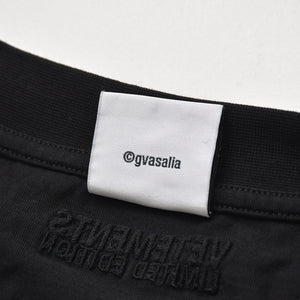 新品未使用 VETEMENTS ヴェトモン 24SS Sticker Logo ステッカーロゴ 半袖Tシャツ UE64TR430B サイズXS ブラック 中古 4a003423