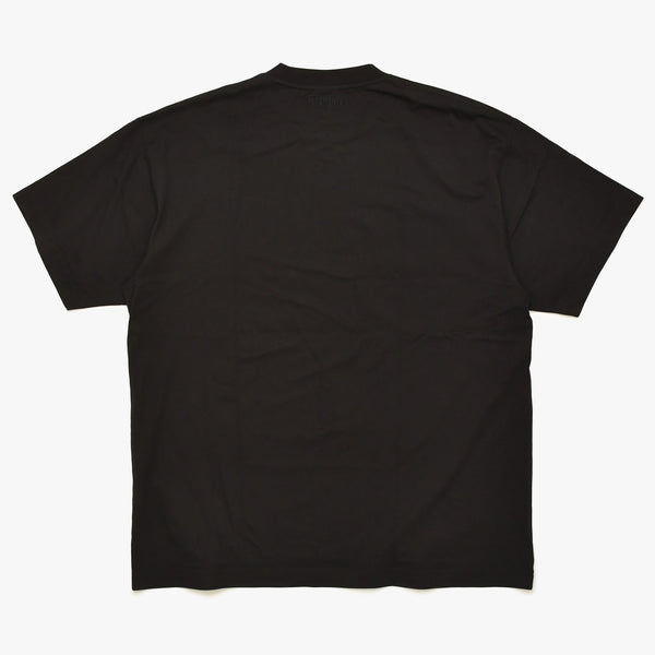 新品未使用 VETEMENTS ヴェトモン 24SS Sticker Logo ステッカーロゴ 半袖Tシャツ UE64TR430B サイズXS ブラック 中古 4a003423