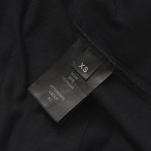 新品未使用 VETEMENTS ヴェトモン 24SS Sticker Logo ステッカーロゴ 半袖Tシャツ UE64TR430B サイズXS ブラック 中古 4a003423