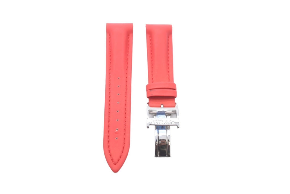 JACOB&CO ジェイコブ 腕時計 ベルト レッド ラバー ステンレス 美品 中古 34353