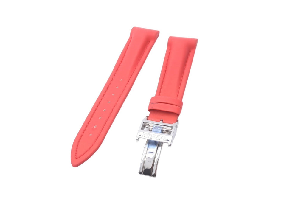 JACOB&CO ジェイコブ 腕時計 ベルト レッド ラバー ステンレス 美品 中古 34353